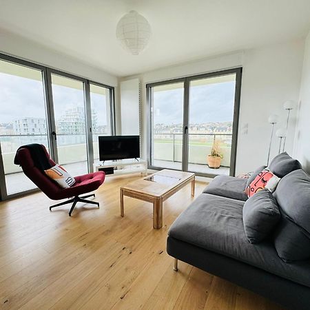 Presqu'Ile, Appartement Neuf Avec Balcon, Salle De Gym Et Parking Caen Luaran gambar