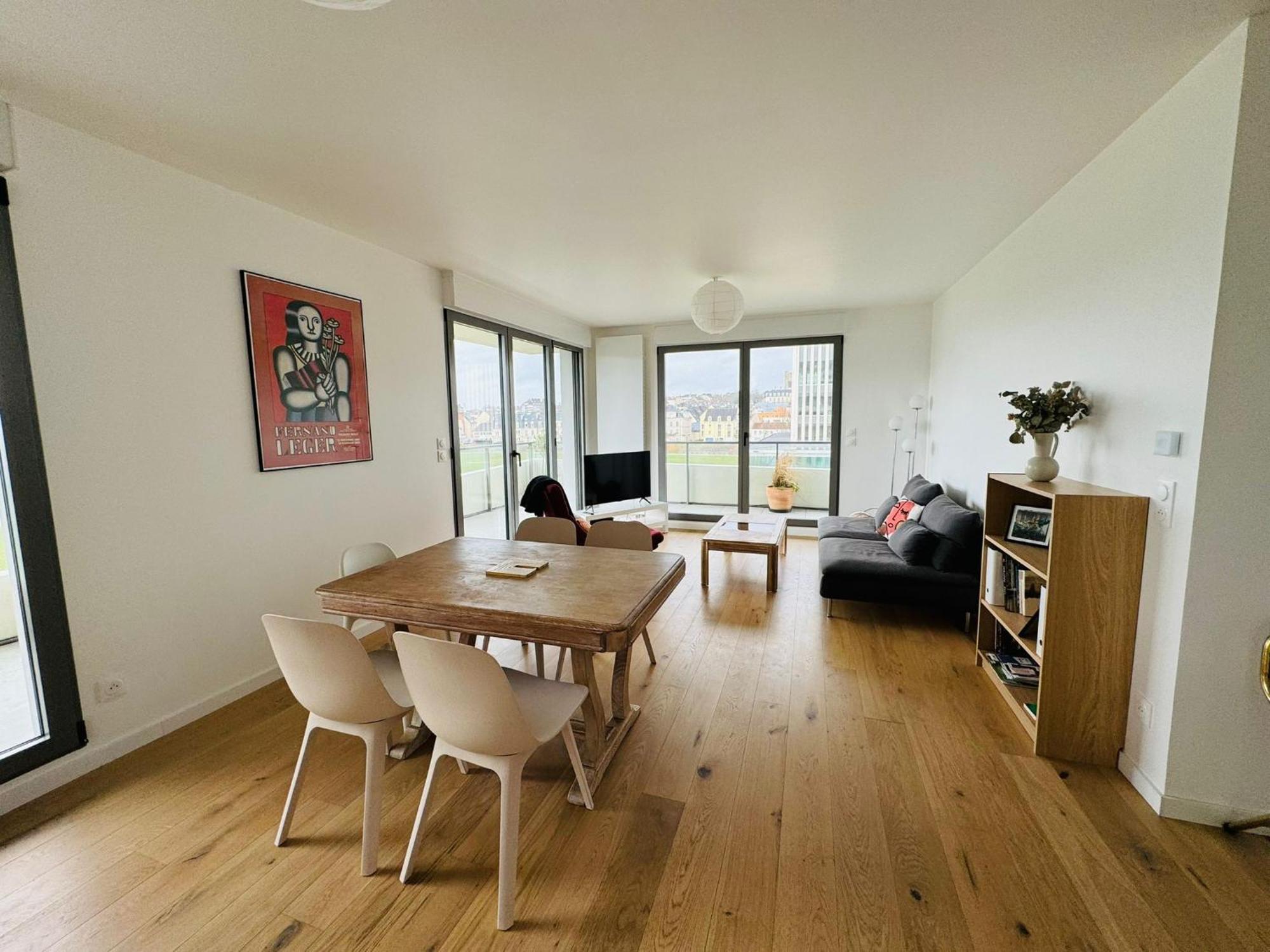 Presqu'Ile, Appartement Neuf Avec Balcon, Salle De Gym Et Parking Caen Luaran gambar